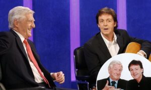 Read more about the article Paul McCartney pays tribute to his ‘good friend’ Michael Parkinson after talk show legend passes away