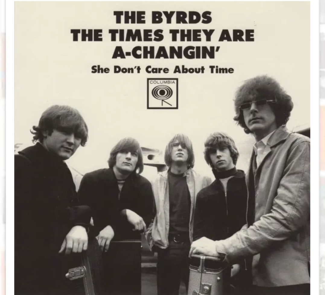 You are currently viewing Paul McCartney and George Harrison attend a Byrds recording session