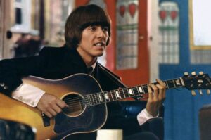 Read more about the article George Harrison’s original handwritten lyrics for The Beatles song ‘Here Comes the Sun’